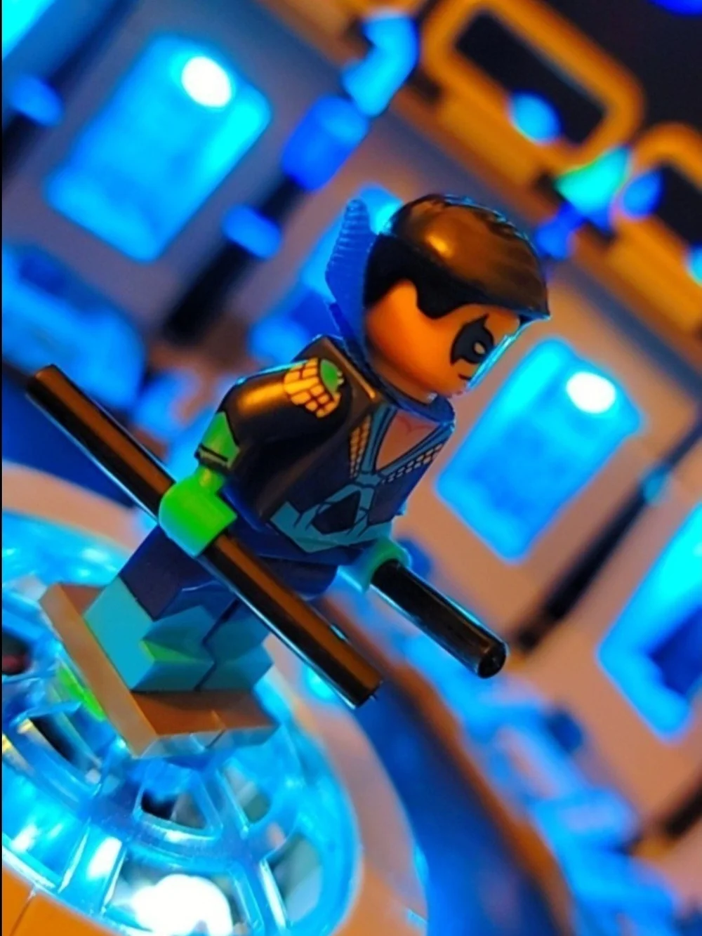 Batman Nightwing Minifigure Lego Compatible